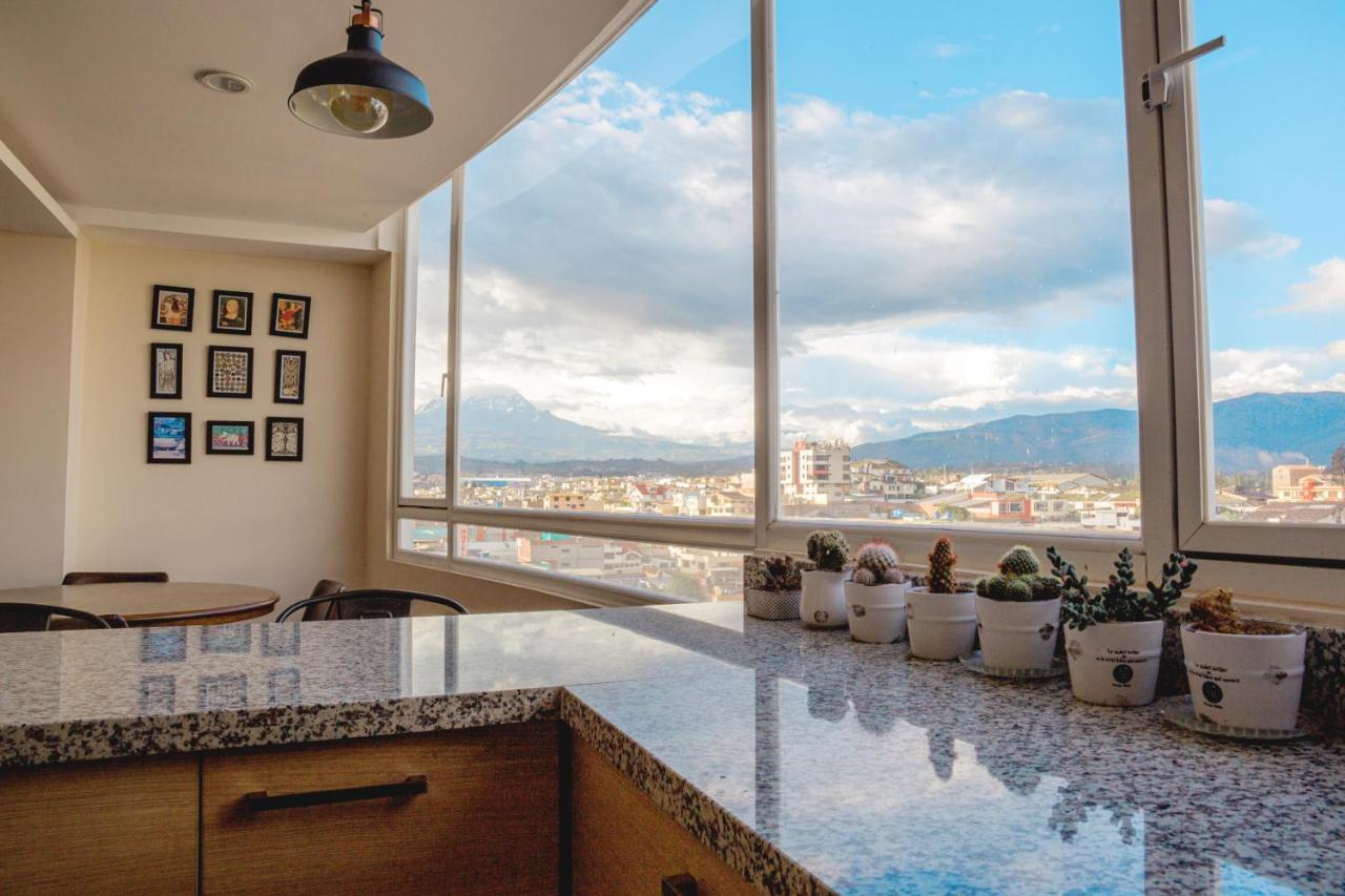 Wanderlot - Departamento Leganza - Penthouse Lujoso Appartement Riobamba Buitenkant foto